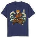 Shiba Samurai Ukiyo-e T-Shirt - Ukiyo-e And Canine Culture Fans