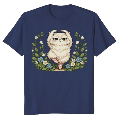 Tiny Munchkin Cat T-Shirt - Funny Cottagecore Gift for Cat Lovers