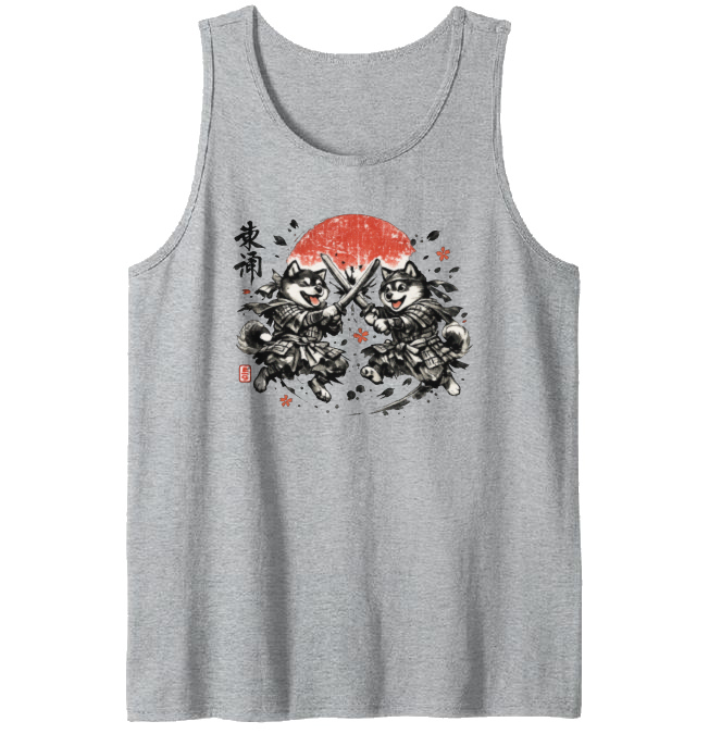 Shiba Samurai Tanktop - Dog Lovers And Fans Of Japanese Culture