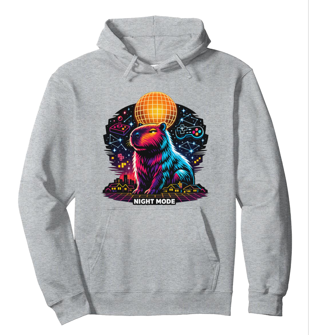 Modern Urban Line Graphic Pullover Hoodie