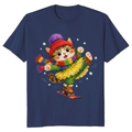 Cute Cat Snow Ballet T-Shirt - Wholesome Winter Apparel