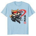 Crimson Slash Shiba Samurai T-Shirt - Manga Fans