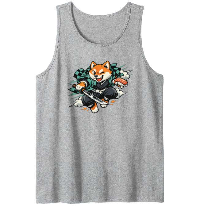 Shiba Samurai Sneak Attack Tanktop - Anime Convention Outfit