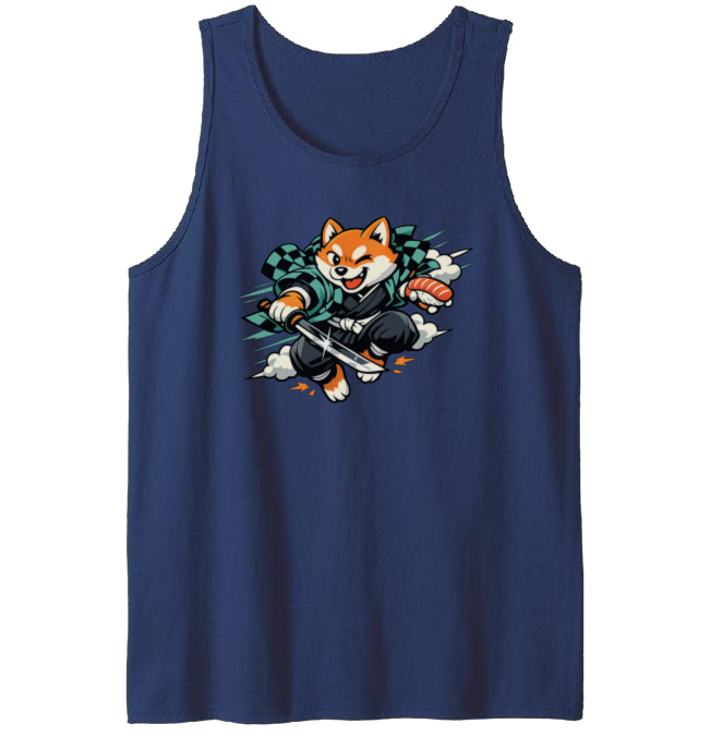 Shiba Samurai Sneak Attack Tanktop - Anime Convention Outfit