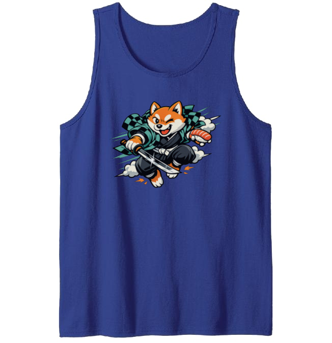 Shiba Samurai Sneak Attack Tanktop - Anime Convention Outfit
