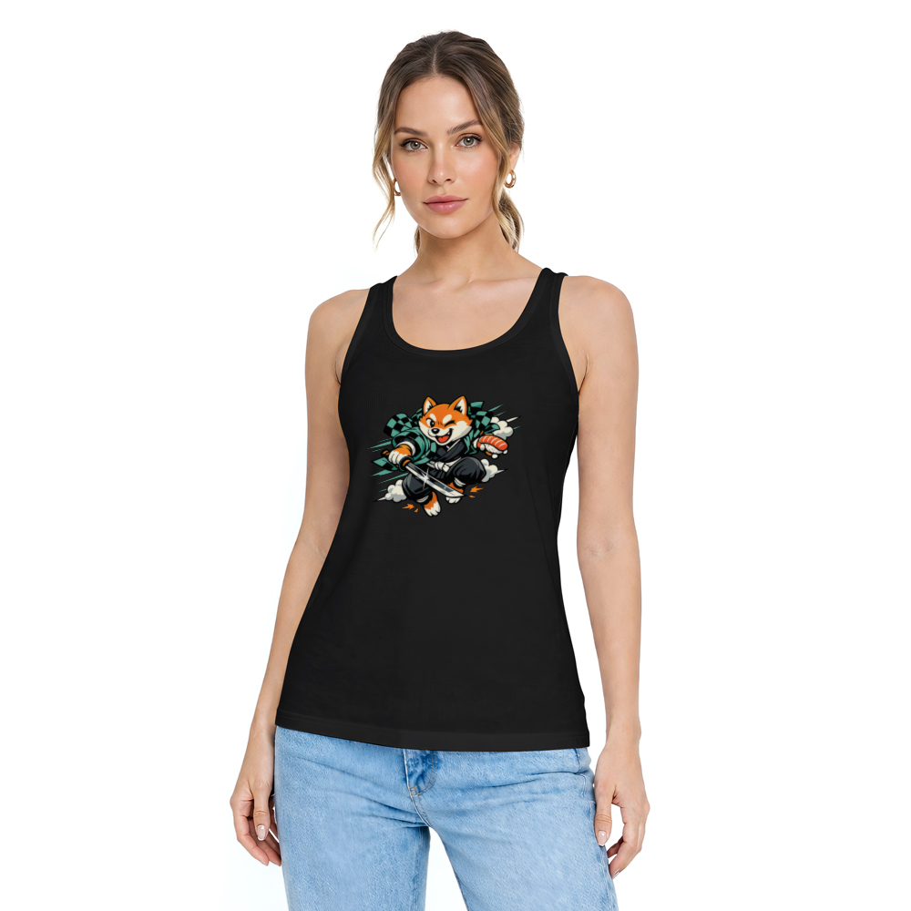 Shiba Samurai Sneak Attack Tanktop - Anime Convention Outfit