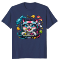Retro Japanese Cat T-Shirt - Retro Gamers And Otaku Snack Fans