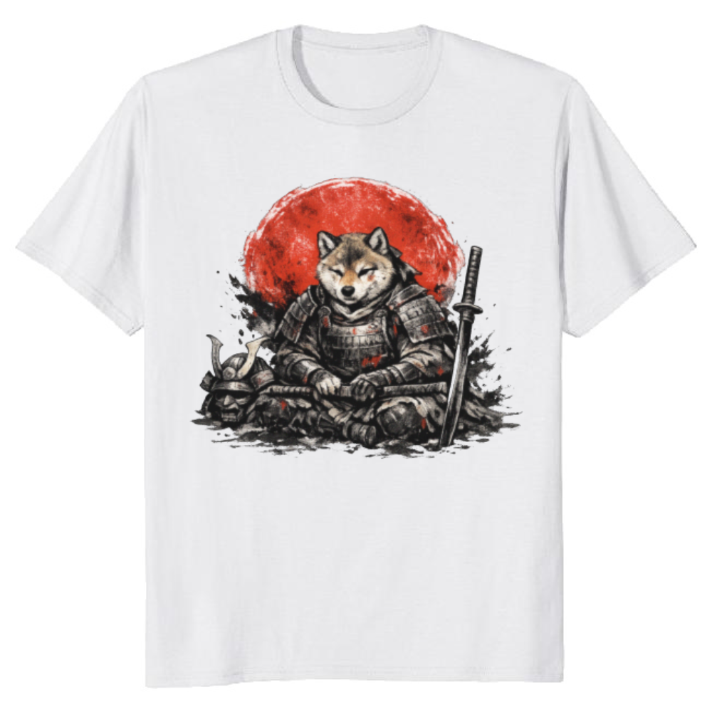 Shiba Samurai T-Shirt - Shiba Inu And Samurai Enthusiasts