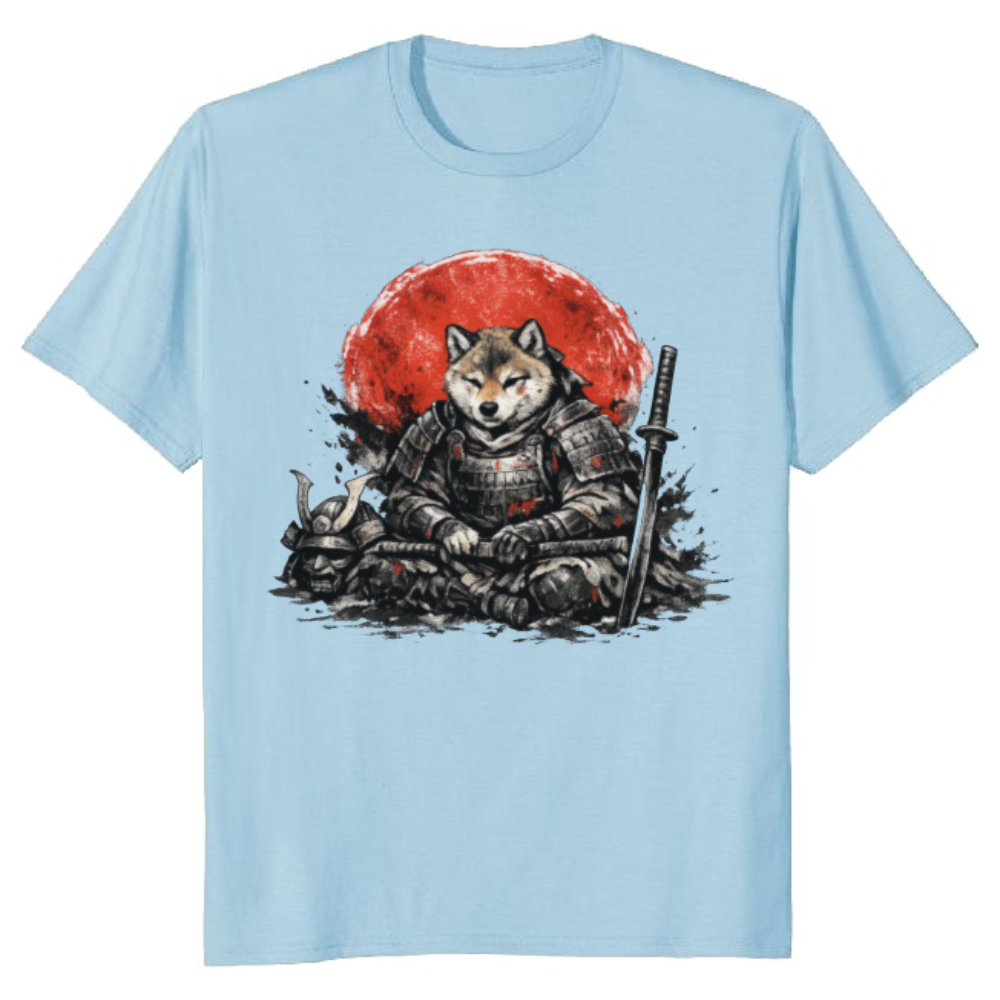 Shiba Samurai T-Shirt - Shiba Inu And Samurai Enthusiasts