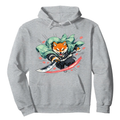 Shiba Samurai Vaporwave Anime Pullover Hoodie - Gift for Anime Fans