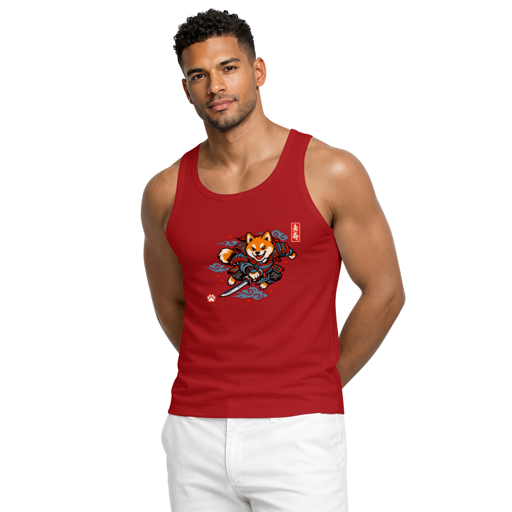 Shiba Samurai Tanktop - Fans Of Playful Japanese Art