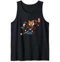 Shiba Samurai Tanktop - Fans Of Playful Japanese Art