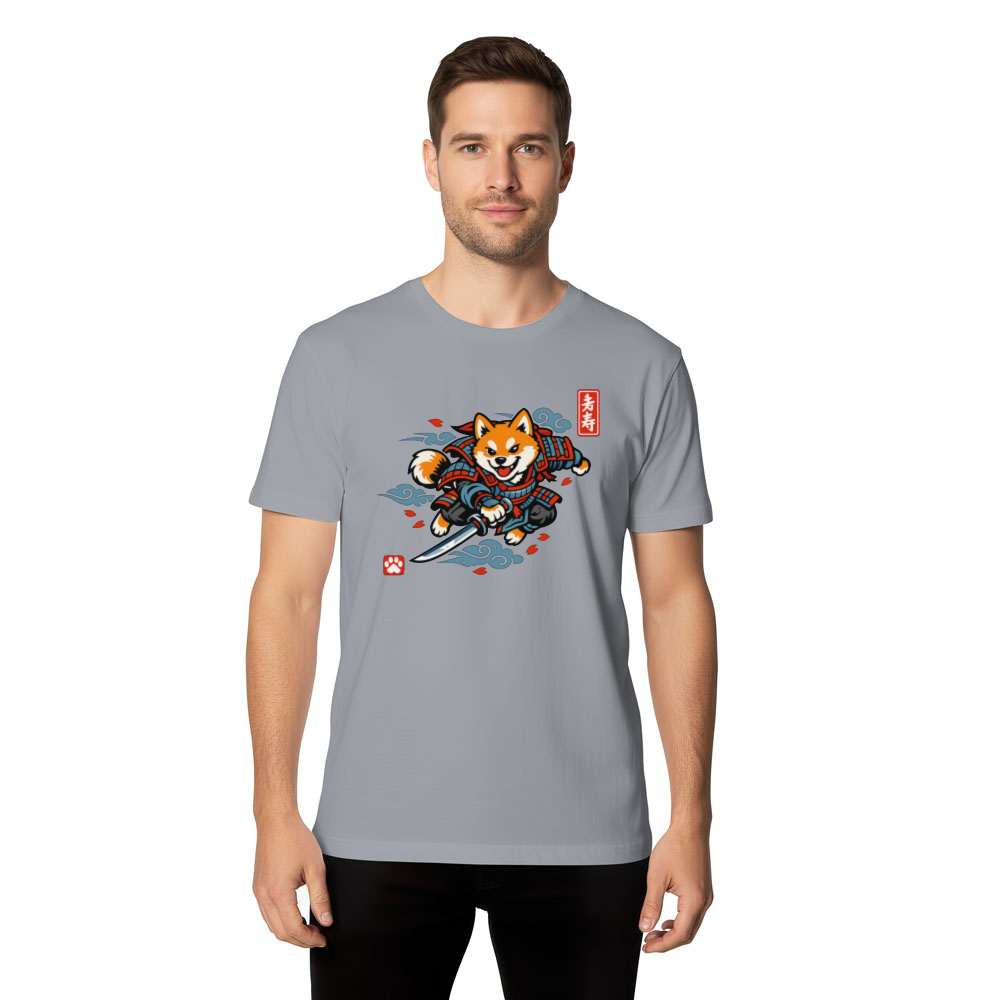Shiba Samurai T-Shirt - Ukiyo-e Art Enthusiast Gift