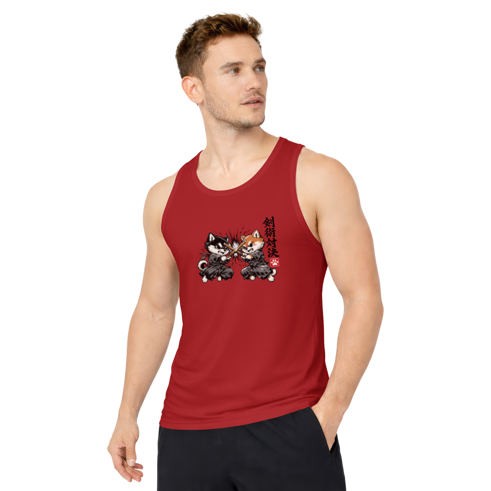 Shiba Samurai Tanktop - Streetwear For Anime Fans