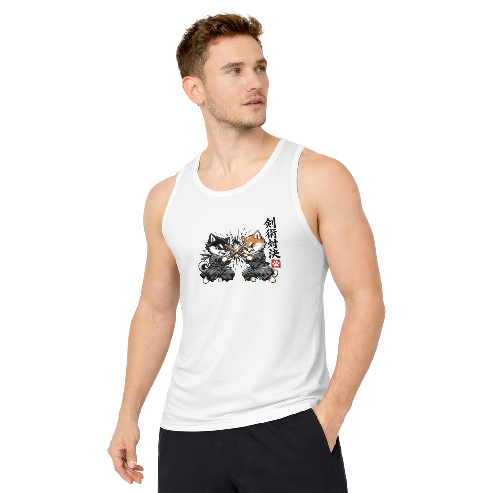 Shiba Samurai Tanktop - Streetwear For Anime Fans