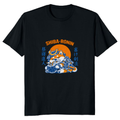 Retro Shiba Ronin Lounging on His Day Off Graphic T-Shirt