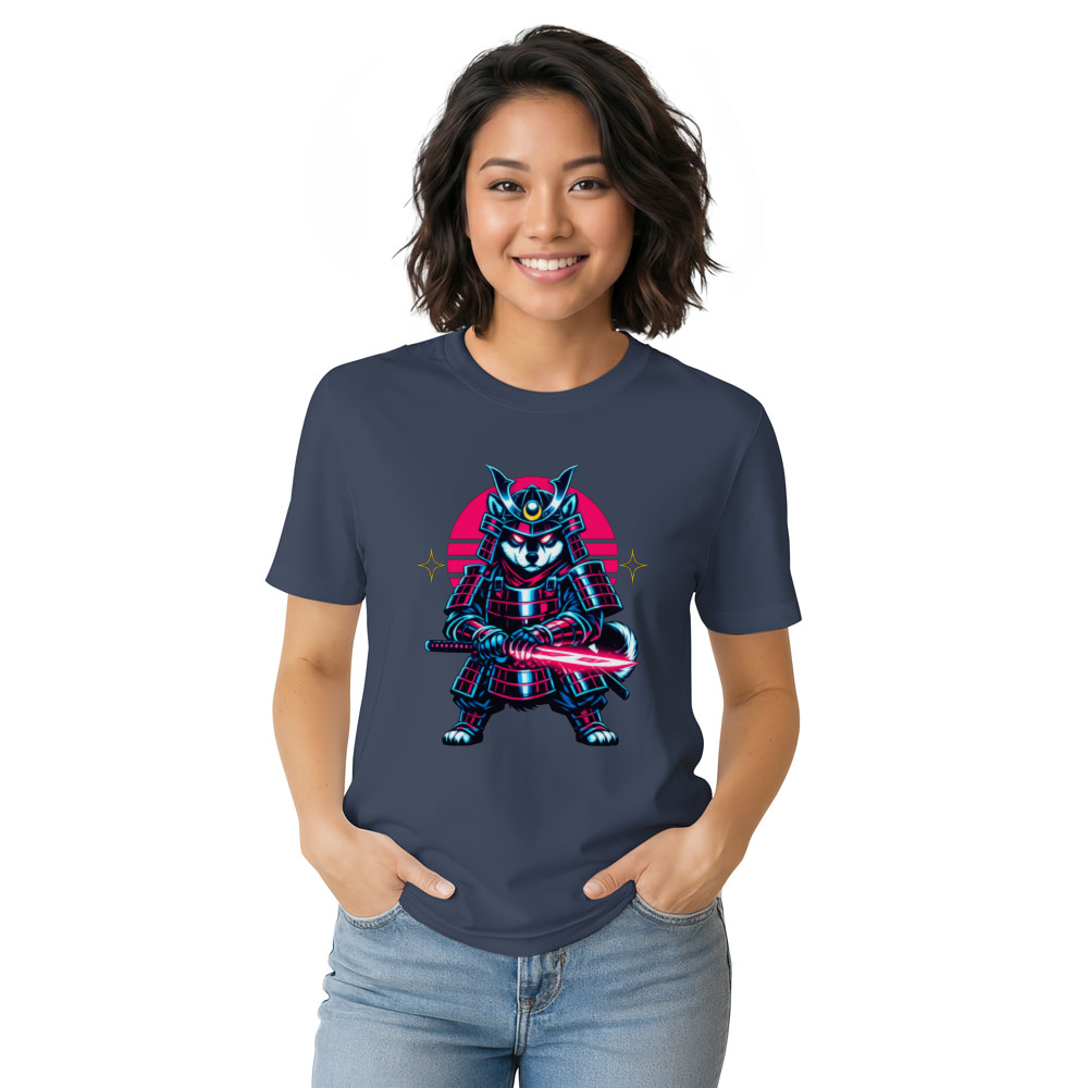 Shiba Samurai Neon Ronin T-Shirt - Gamers And Anime Fans