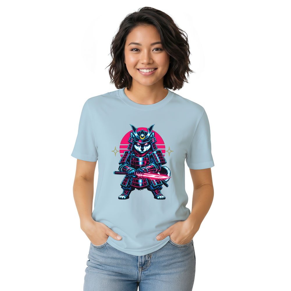 Shiba Samurai Neon Ronin T-Shirt - Gamers And Anime Fans