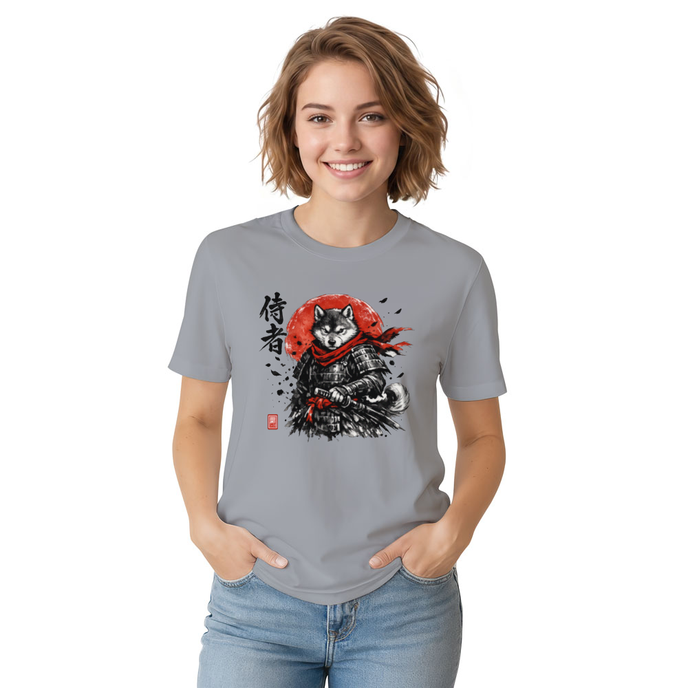 Shiba Samurai T-Shirt - Japanese Streetwear And Cosplay