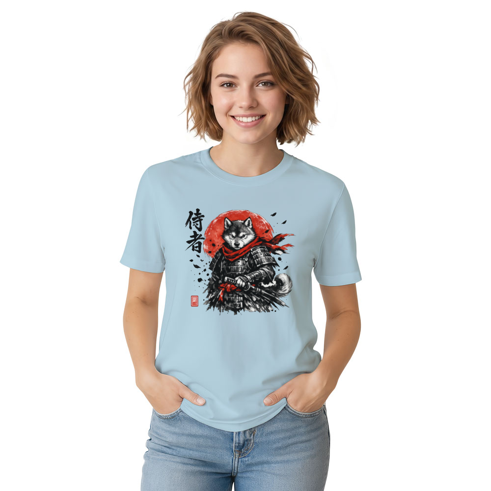 Shiba Samurai T-Shirt - Japanese Streetwear And Cosplay