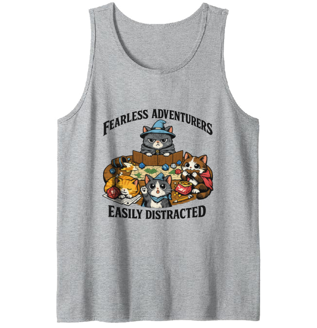 Abstract Front Artwork Tank Top