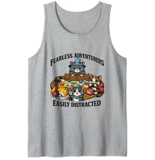 Abstract Front Artwork Tank Top