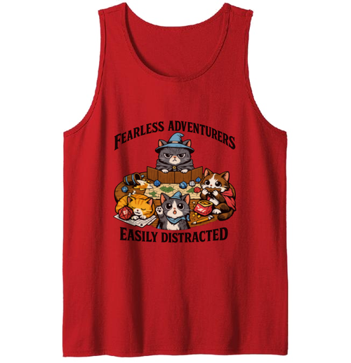 Abstract Front Artwork Tank Top