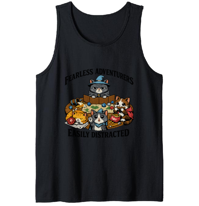 Abstract Front Graphic Tank Top