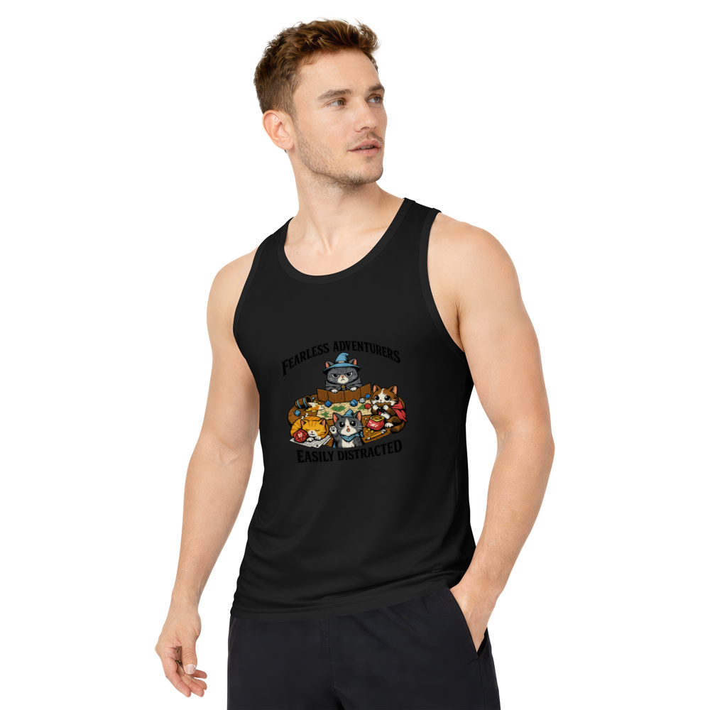 Abstract Front Graphic Tank Top