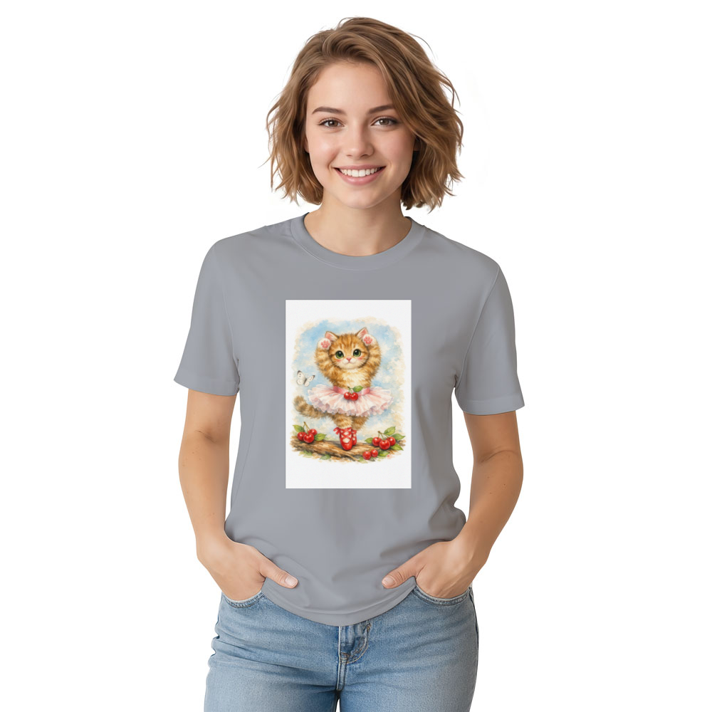 Vintage Kitten Ballerina En Pointe T-Shirt