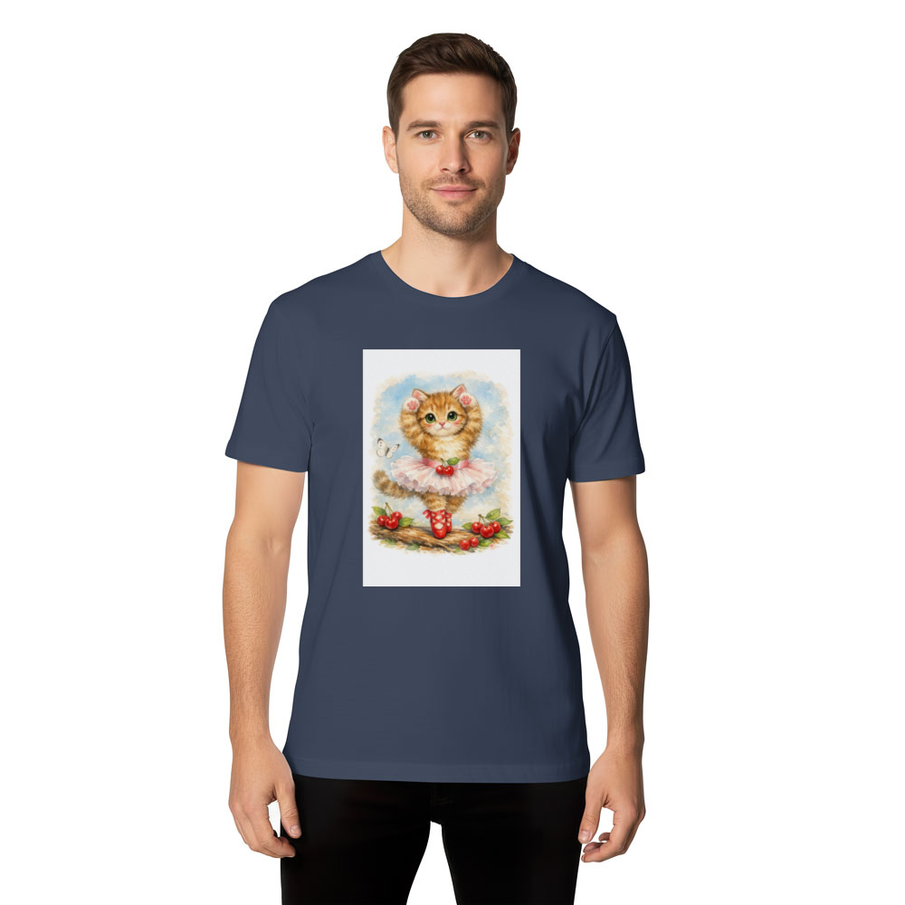 Vintage Kitten Ballerina En Pointe T-Shirt