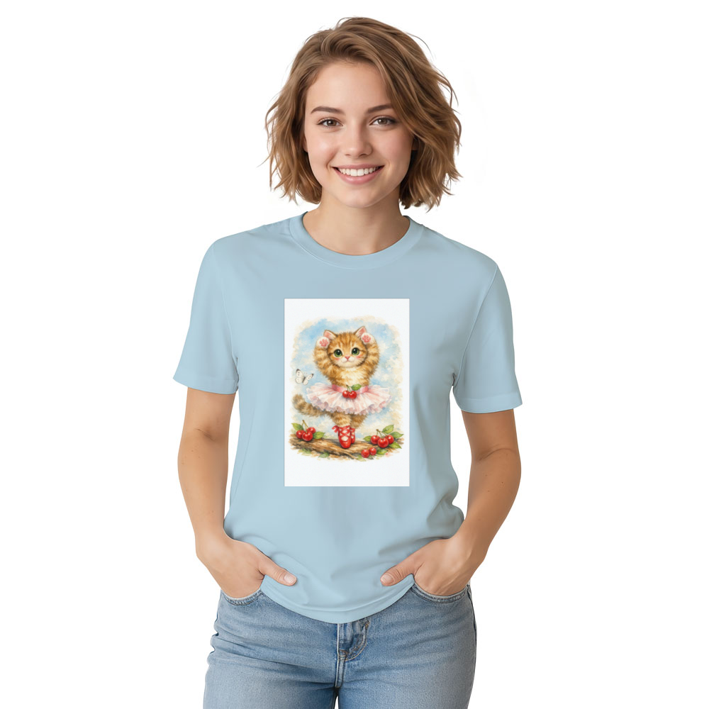 Vintage Kitten Ballerina En Pointe T-Shirt