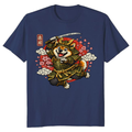 Shiba Samurai Graphic T-Shirt - Gift for Dog Lovers and Anime Fans