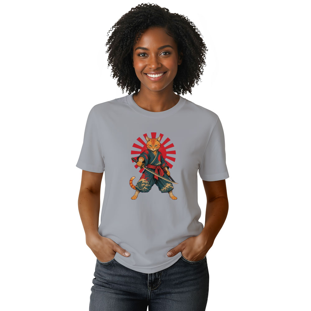 Orange Tabby Cat T-Shirt - Gift for Anime Cat Lovers