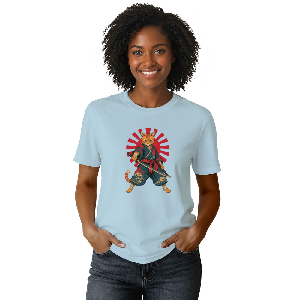 Orange Tabby Cat T-Shirt - Gift for Anime Cat Lovers
