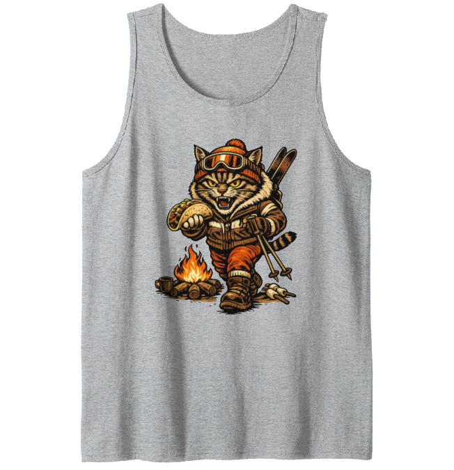Whimsical Summer Graphic Tank Top