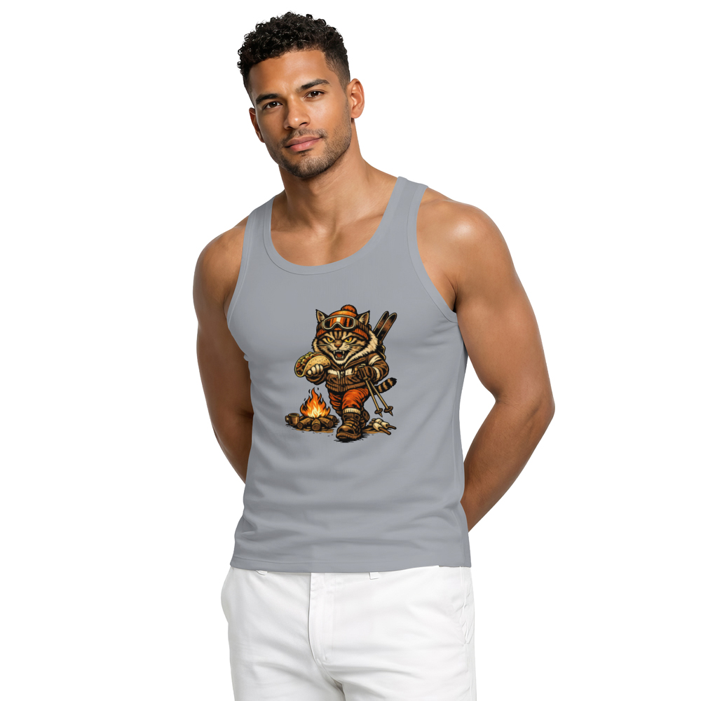 Whimsical Summer Graphic Tank Top