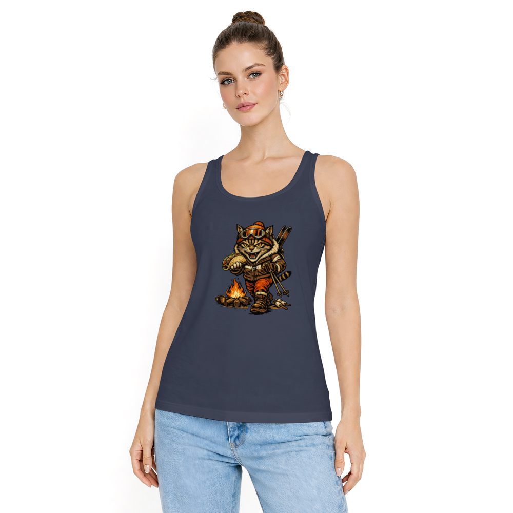 Whimsical Summer Graphic Tank Top