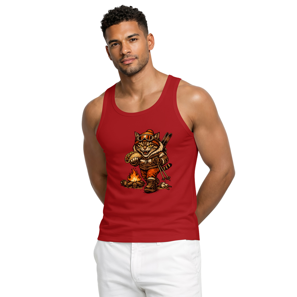 Whimsical Summer Graphic Tank Top