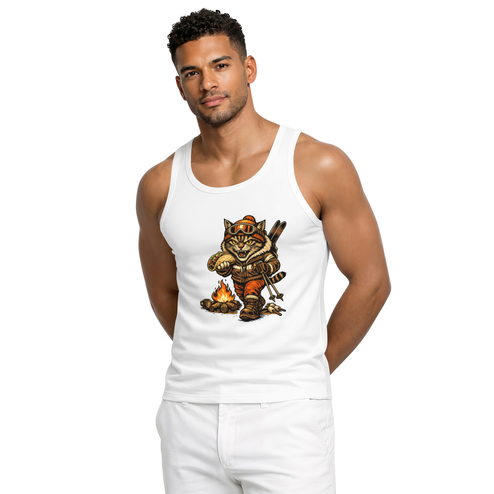 Whimsical Summer Graphic Tank Top