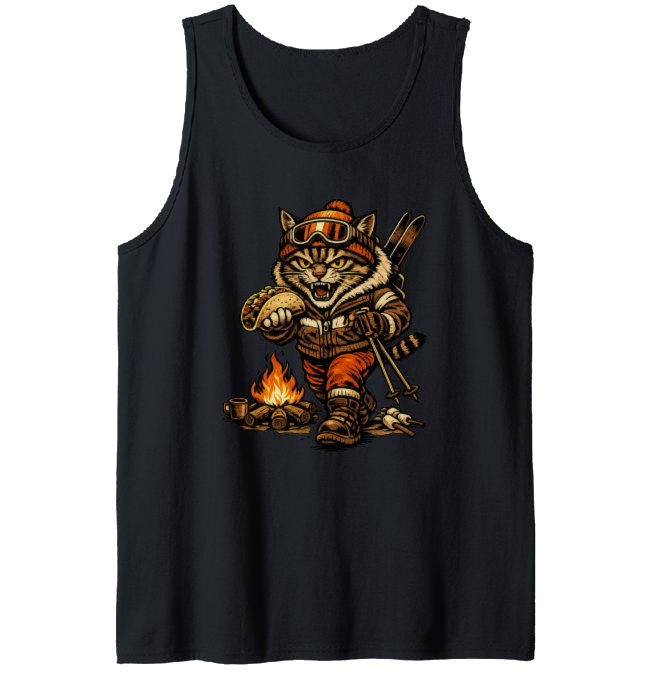 Whimsical Summer Graphic Tank Top
