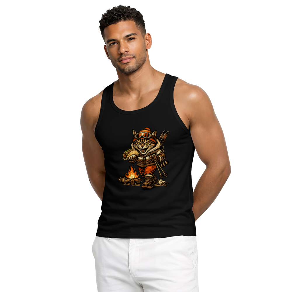 Whimsical Summer Graphic Tank Top