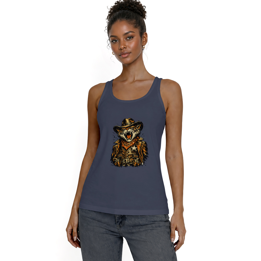 Minimalist Abstract Mark Graphic Tank Top