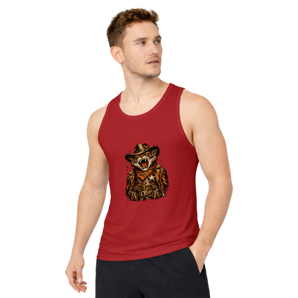 Minimalist Abstract Mark Graphic Tank Top