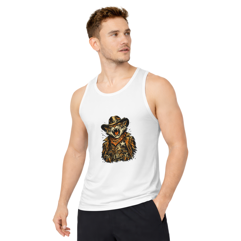 Minimalist Abstract Mark Graphic Tank Top