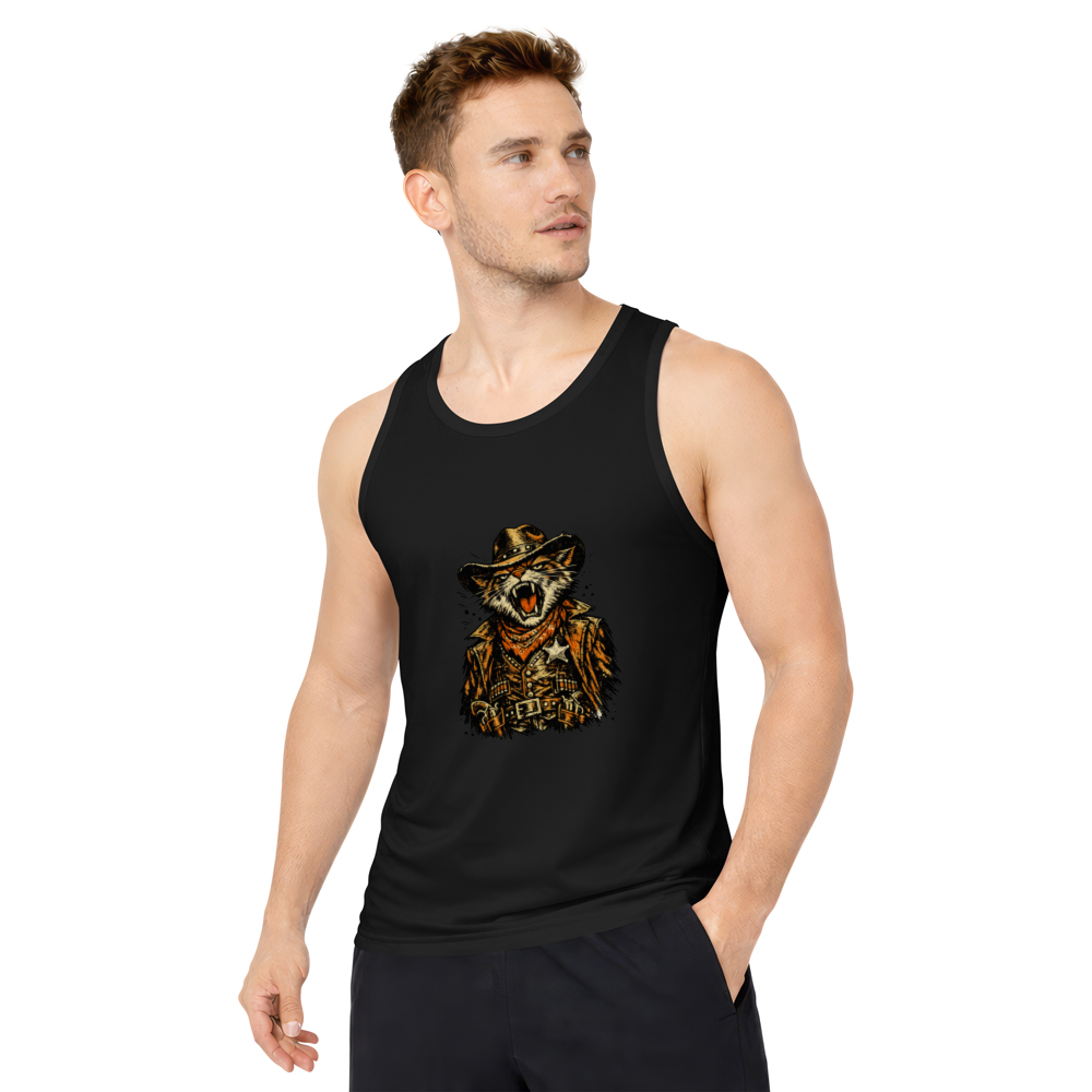 Minimalist Abstract Mark Graphic Tank Top