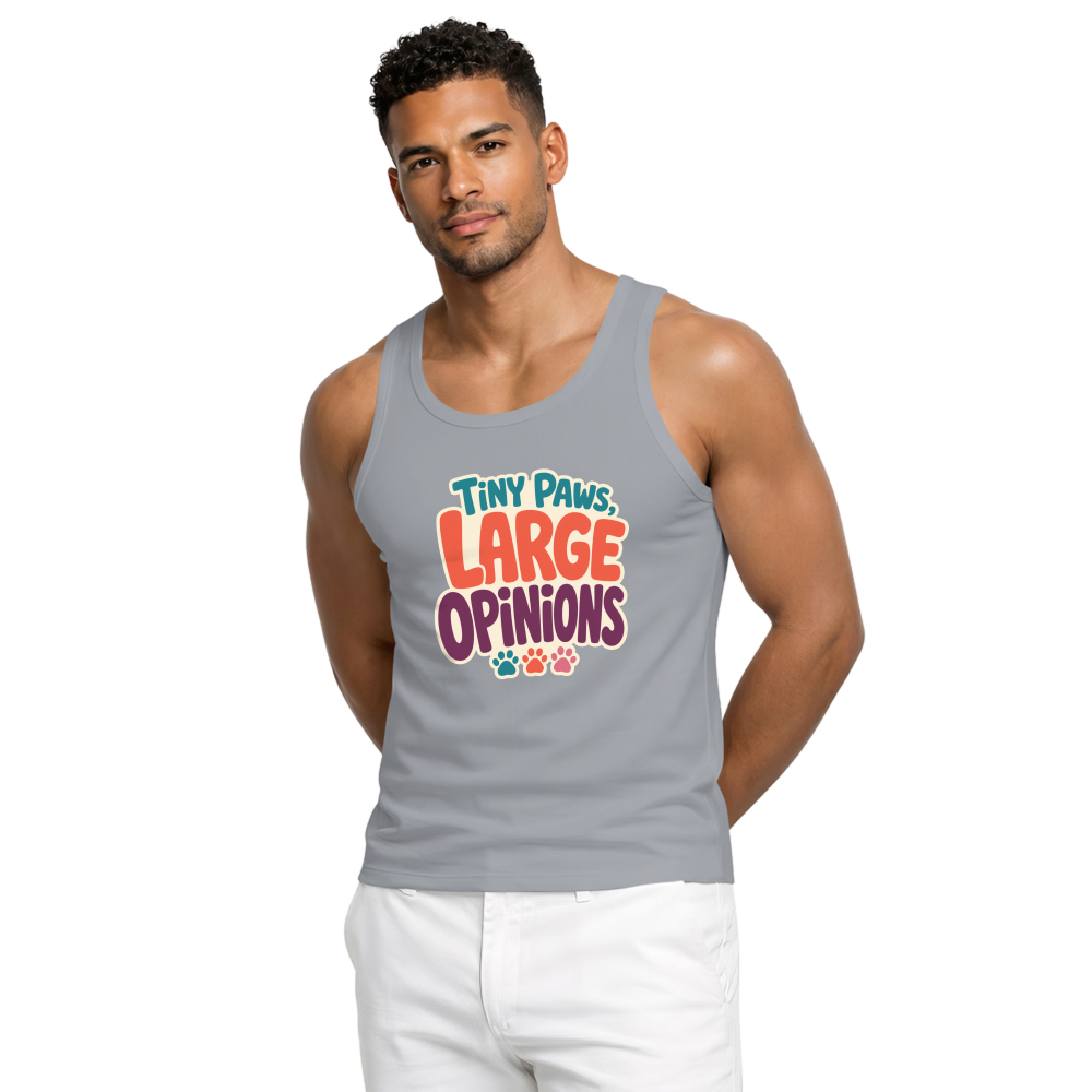 Tiny Paws, Large Opinions Tank Top