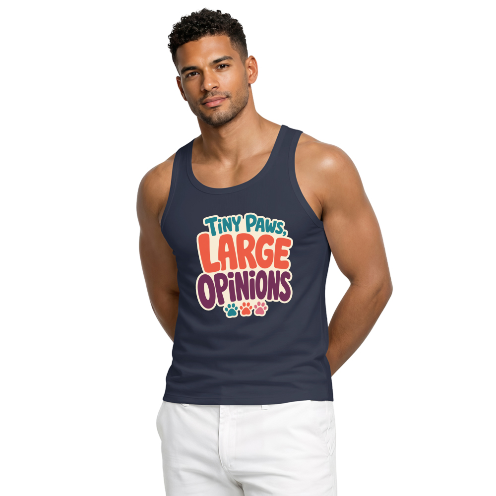 Tiny Paws, Large Opinions Tank Top