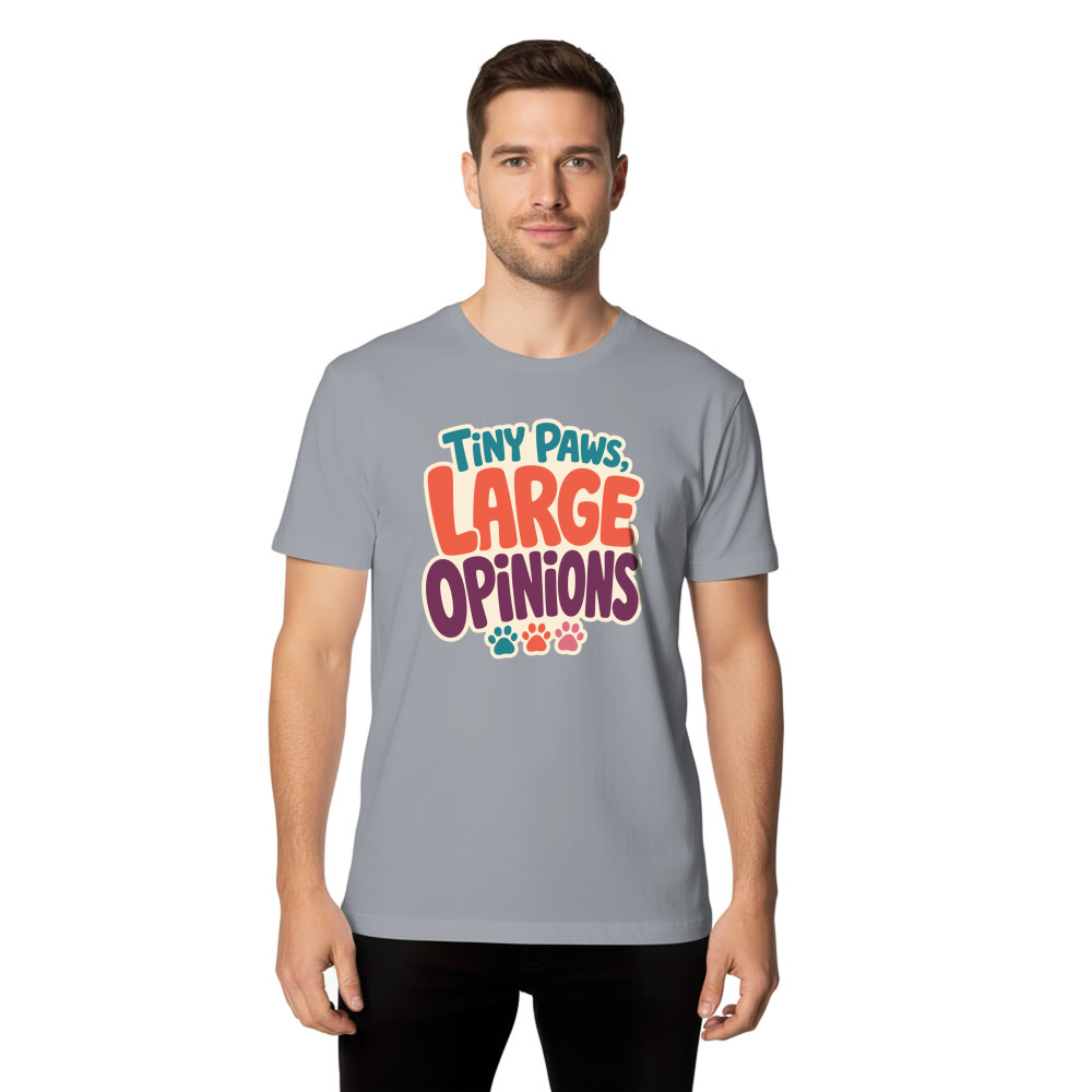 Tiny Paws, Large Opinions T-Shirt