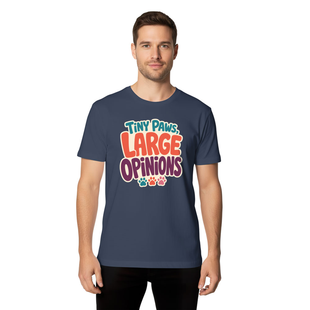 Tiny Paws, Large Opinions T-Shirt